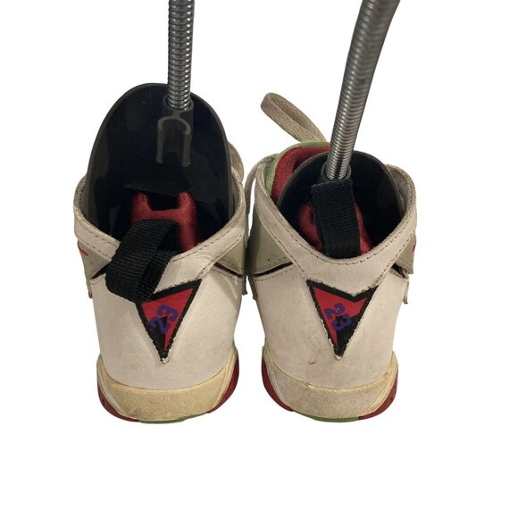 Air Jordan 7 Retro Toddler size 10C white gray mid-top  Sneakers shoes - Picture 3 of 7